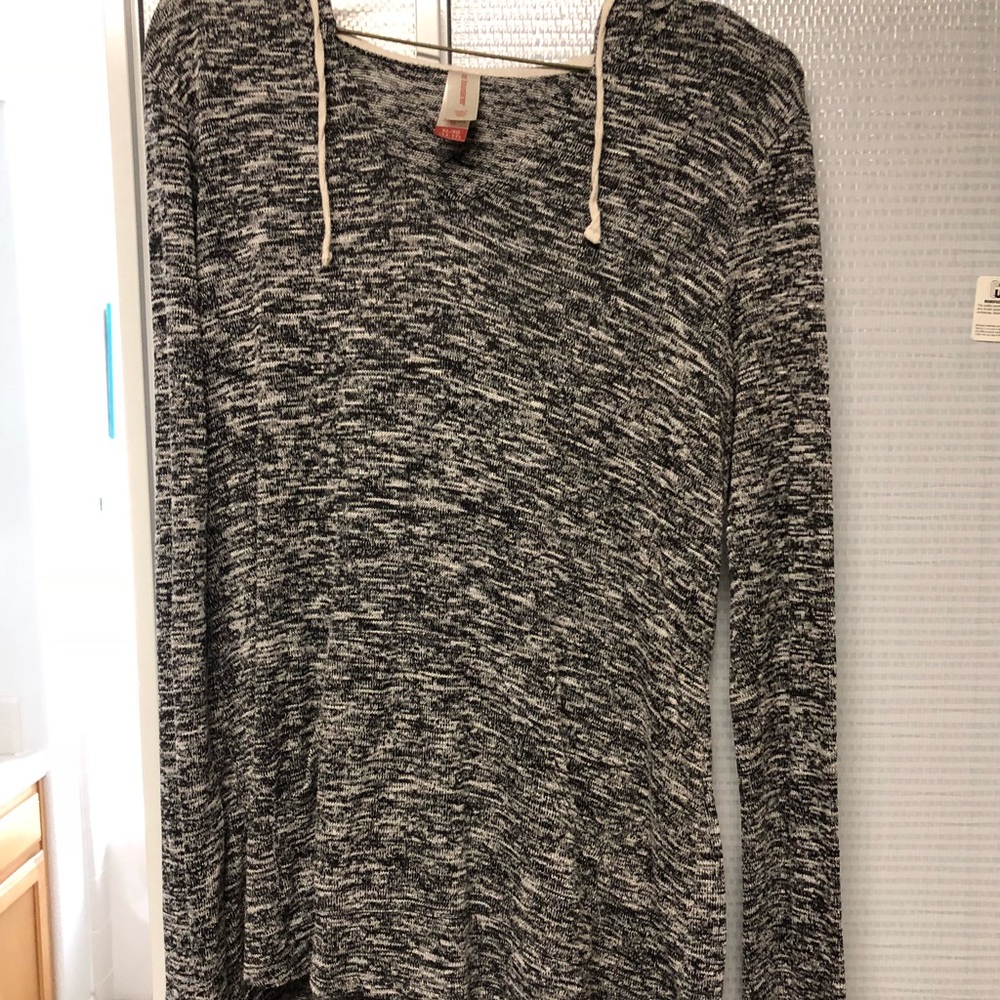 XL long sleeve sweater with hood